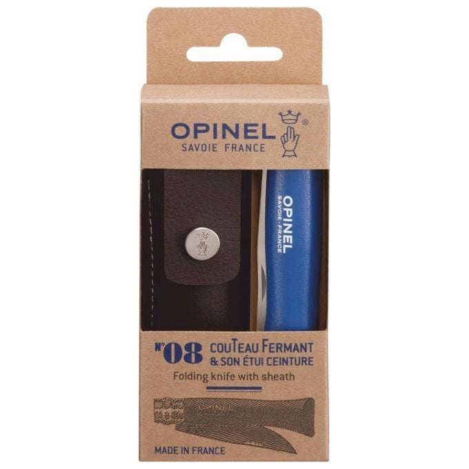 Opinel N°08 Camper/scout Blu