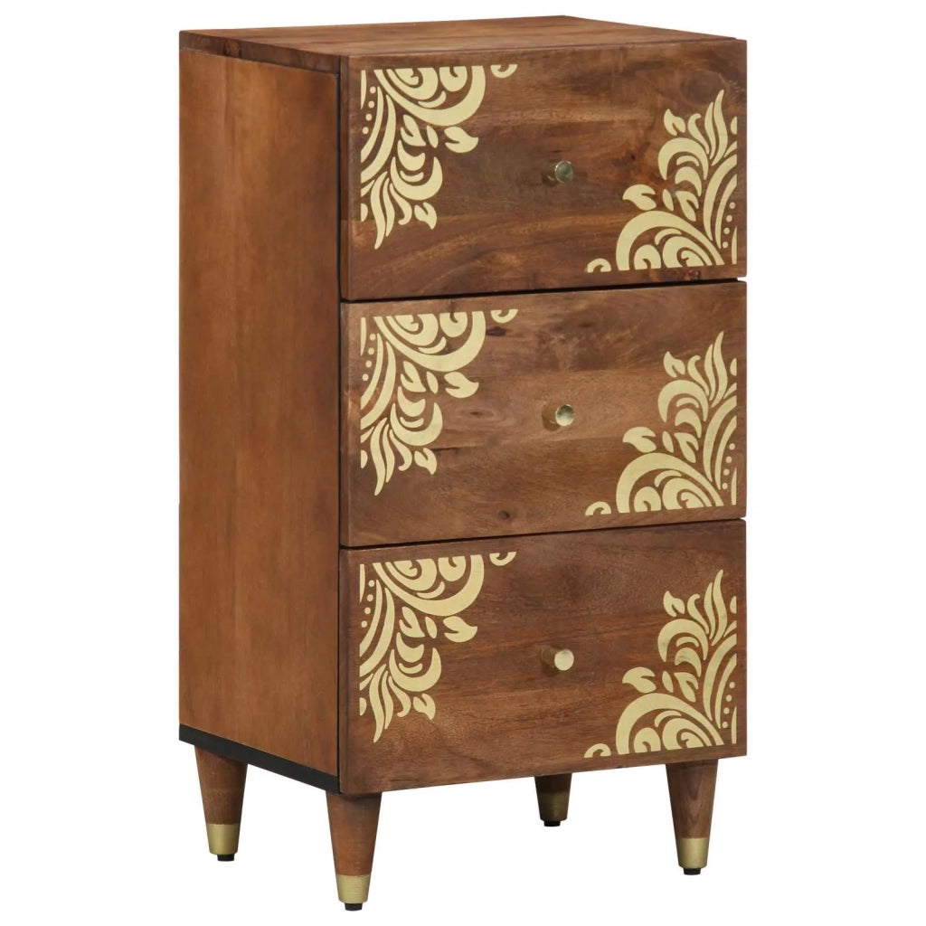 Credenza Marrone 40 x 33 x 75 cm Legno di mango massello 4018759
