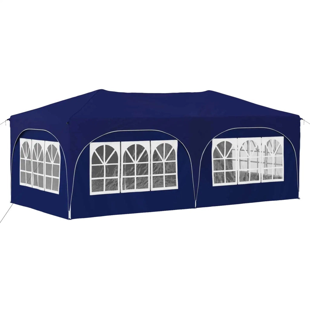 Tenda per feste a pop-up-Gazebo Blu 575 x 288 x 245 cm Tessuto Oxford 902916