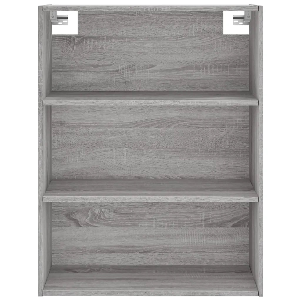 Credenza Grigio Sonoma 69,5x34x180 cm in Legno Multistrato 3189363