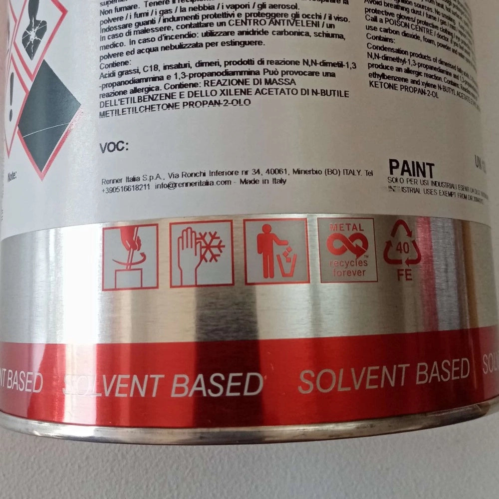 Renner renfast 5kg smalto opaco - tutti i ral 1000 - base nitro a rapida essiccazione, colore  ral 1015 - avorio chiaro