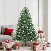 Albero di Natale Artificiale con Rami Pieghevoli Verde 180 cm 3395490