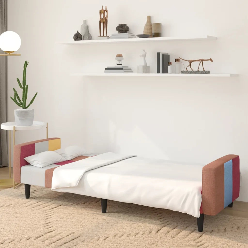 Divano Letto a 2 Posti in Tessuto 375825