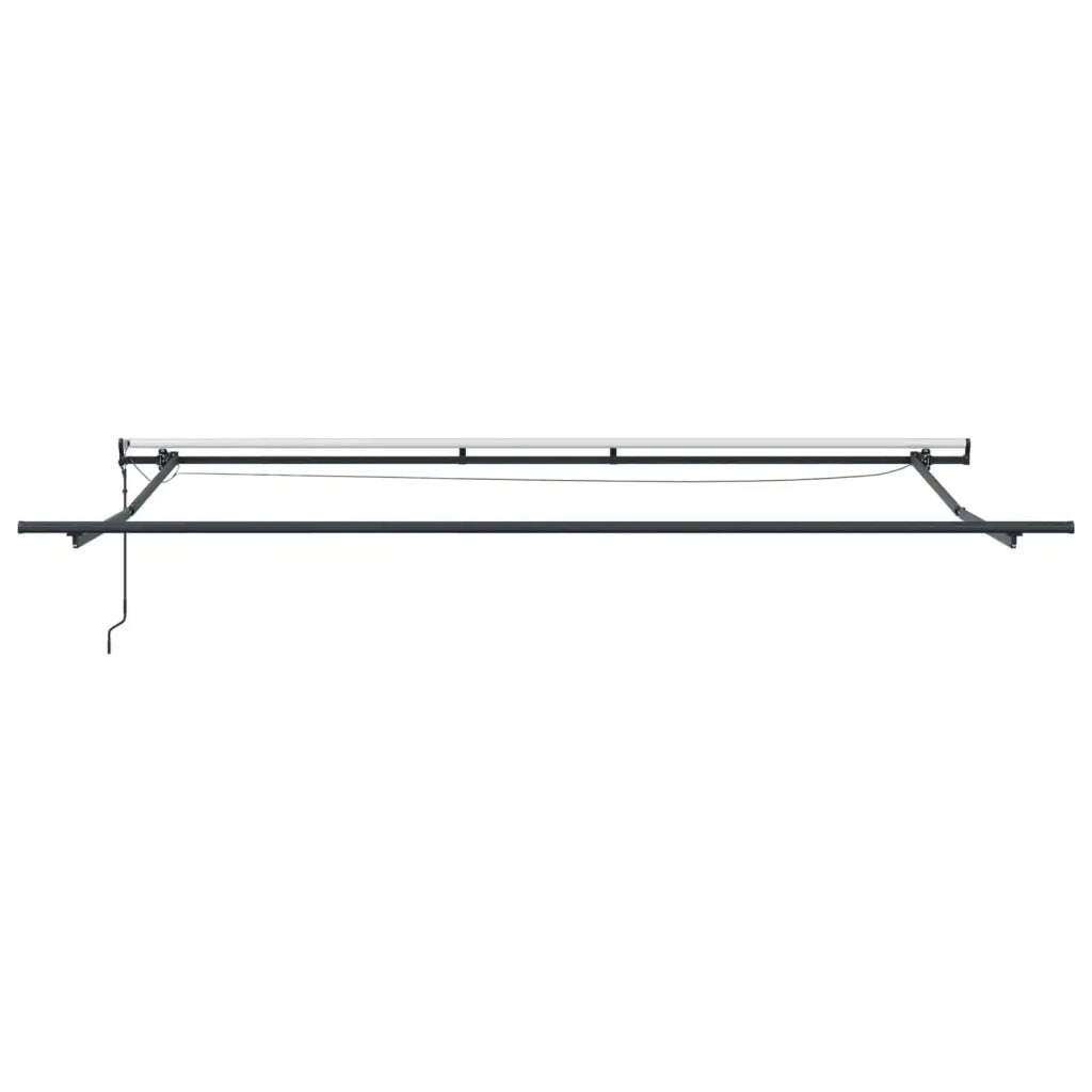 Tessuto per Tenda con Bianco 450 × 350 cm Poliestere 3331144