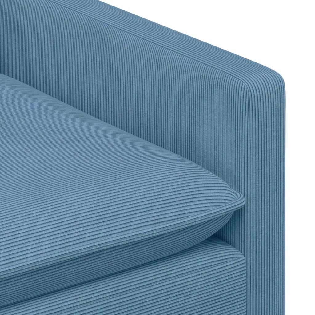 Set di divani 2 pcs Blu Tessuto 3417086