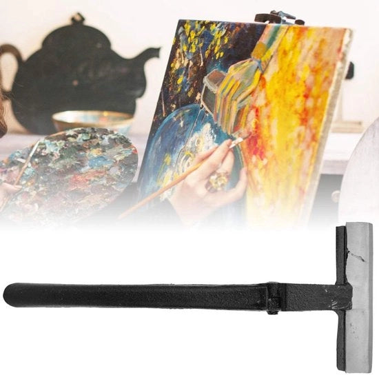 Tang per Canvas - Manubrio Ergonomico - Antiscivolo - Nero Verniciato - Duraturo e Solido - Tang per Canvas