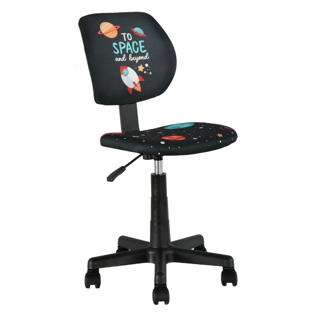 Sedia da ufficio per bambini ARIEL (nera)