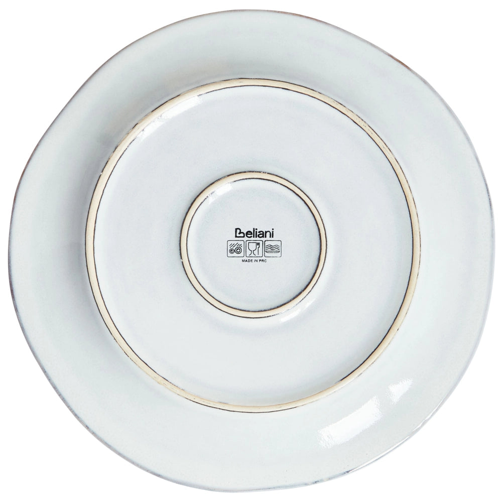 Set di 12 stoviglie in gres caolino blu chiaro fatto a mano con smalto reattivo Cucina Sala da pranzo