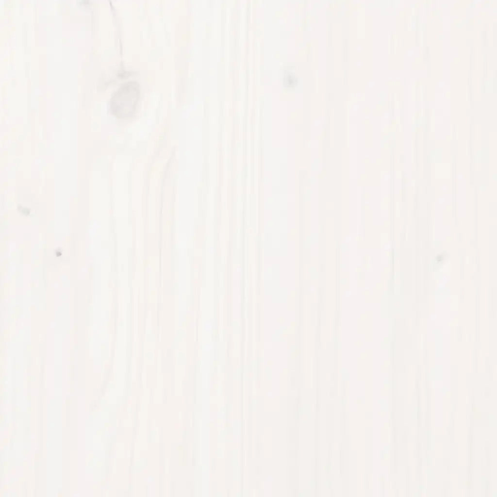 Giroletto-Struttura Letto Bianco 140x200 cm in Legno Massello 304542