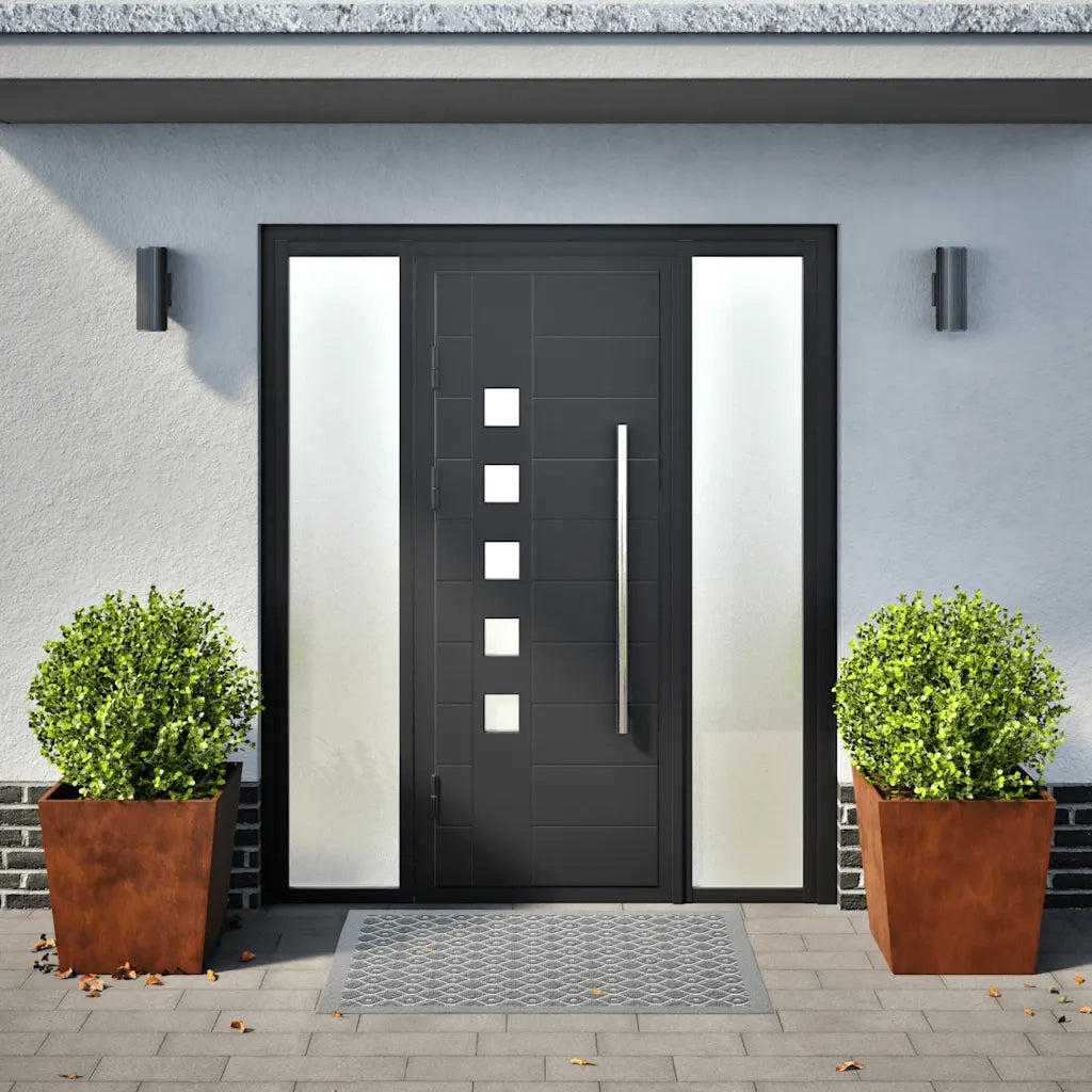 Fioriere da Giardino 2 pz 50x50x50 cm in Acciaio Corten 851079
