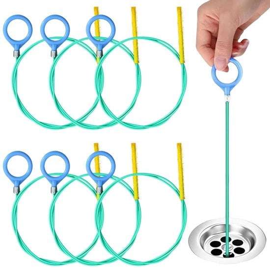 6 Pezzi di Dissabbiatori a Spirale per Facile Sblocco