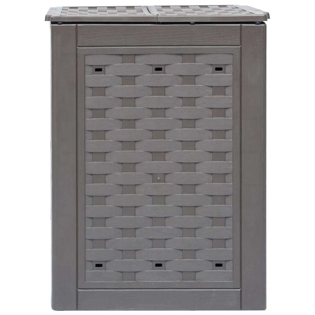 Compostiera Giardino Marrone 60x60x83 cm 300 L Rattan Plastica CFW3730033