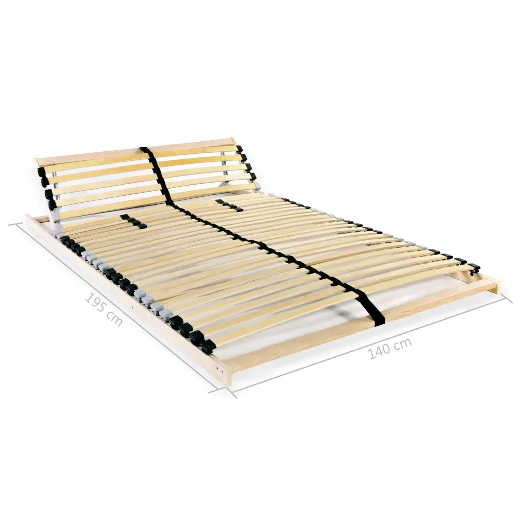 Letto matrimoniale | Letto per adulti | Rete a Doghe 7 Zone senza Materasso con 28 Doghe 80x200 cm