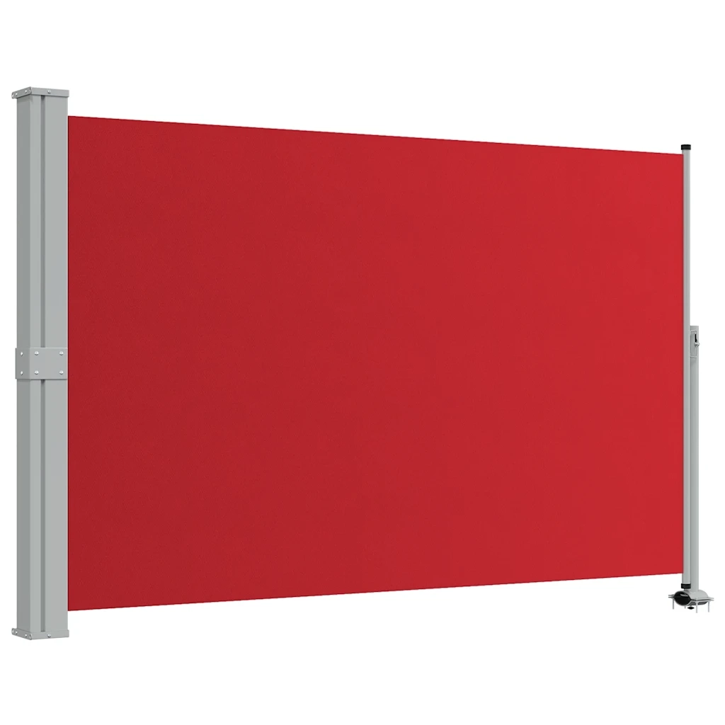 Tenda da Sole | Tenda laterale Retrattile per Patio 160x300 cm Rossa