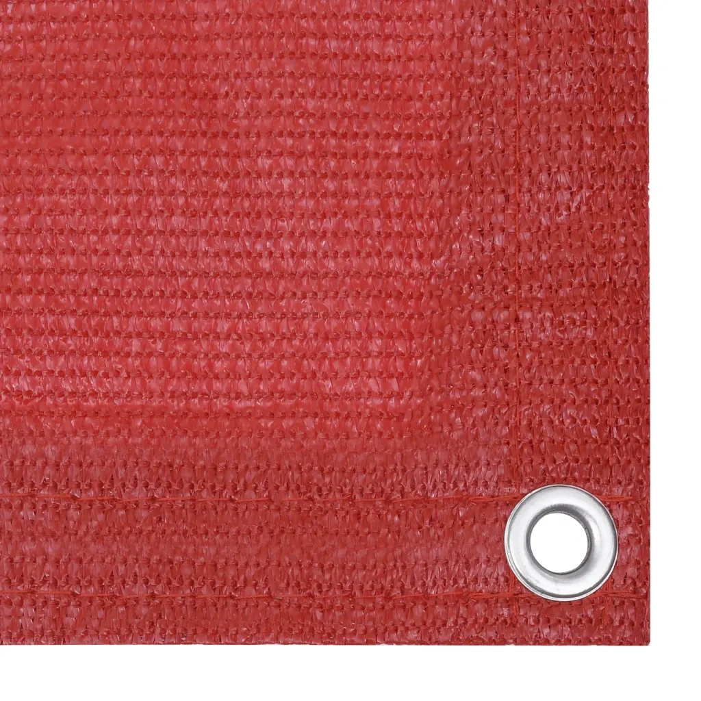 Paravento da Balcone-Divisorio Rosso 120x400 cm in HDPE