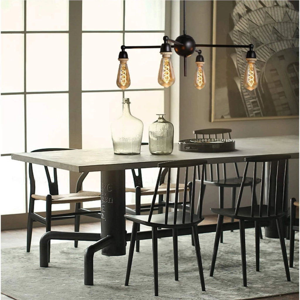 ZMH 3 lampadine Edison E27 LED 4W ST64 2200K