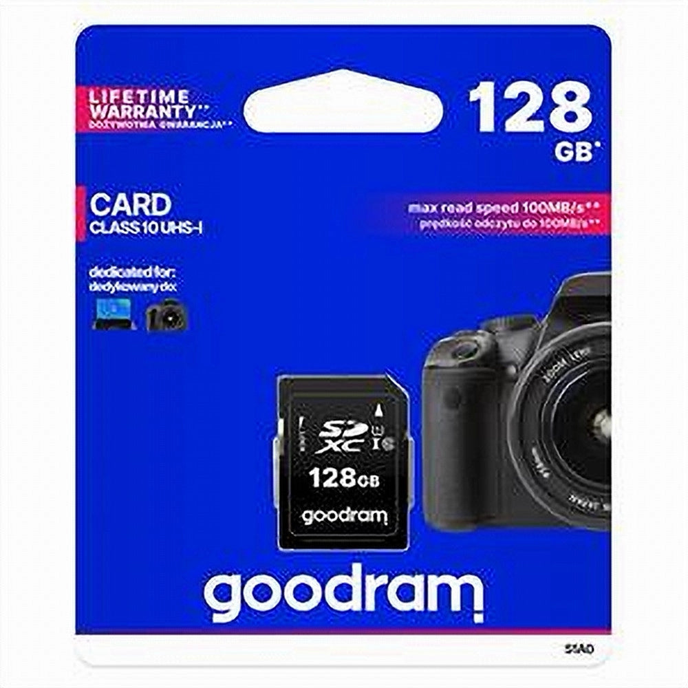 Trade Shop - Scheda Di Memoria Sd Card 128 Gb Sdxc Per Videocamere Classe 10 Uhs-i S1a0-128gb -