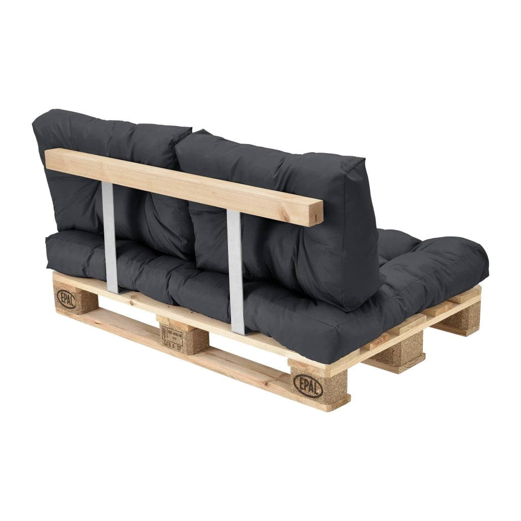 Cuscino schienale per divano in pallet imbottitura per mobili grigio 03_0000149