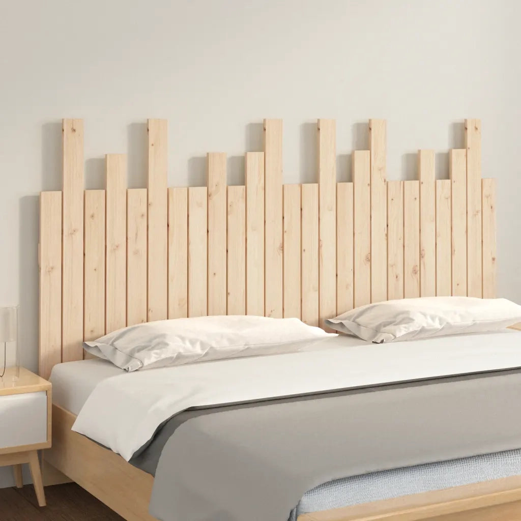 Testiera | Testata da Parete 159,5x3x80 cm in Legno Massello di Pino