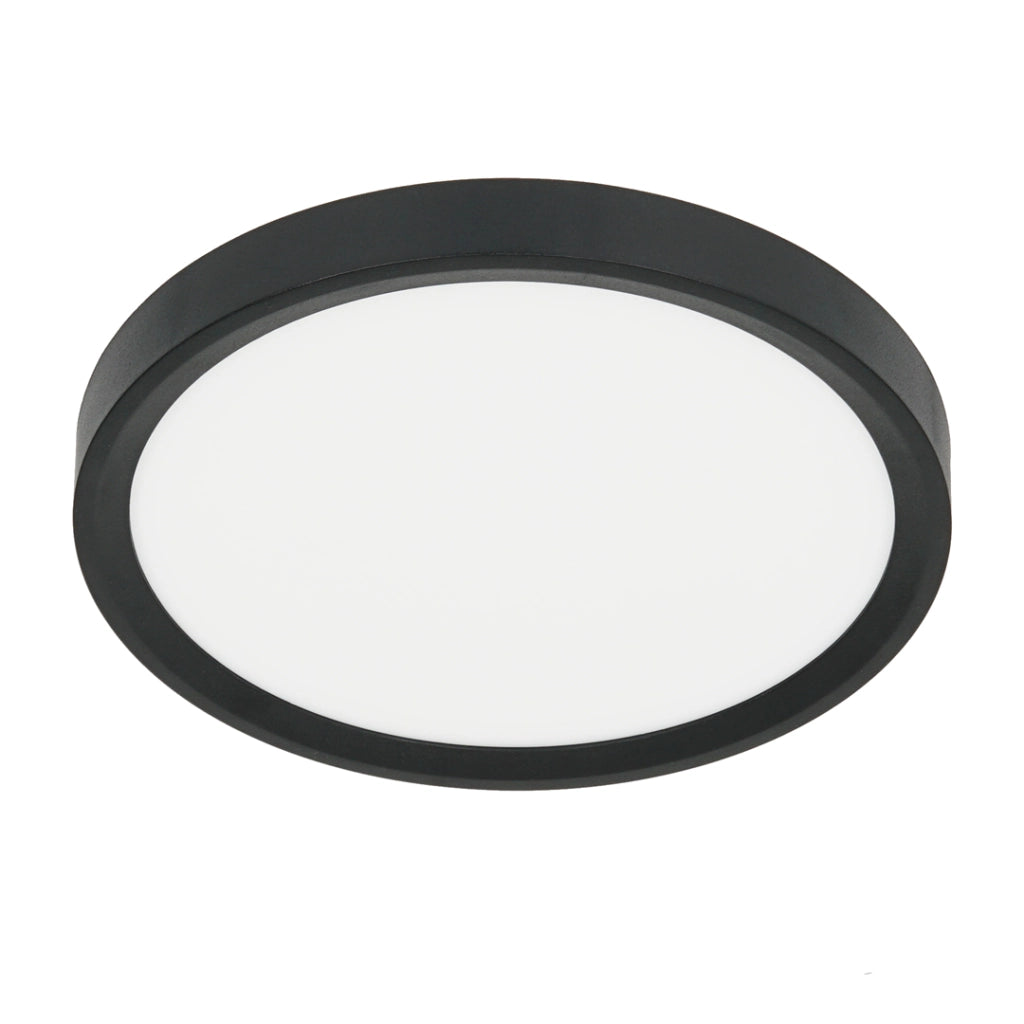 Plafoniera LED Milagro MAQ 18W 3CCT nera 23cm IP40