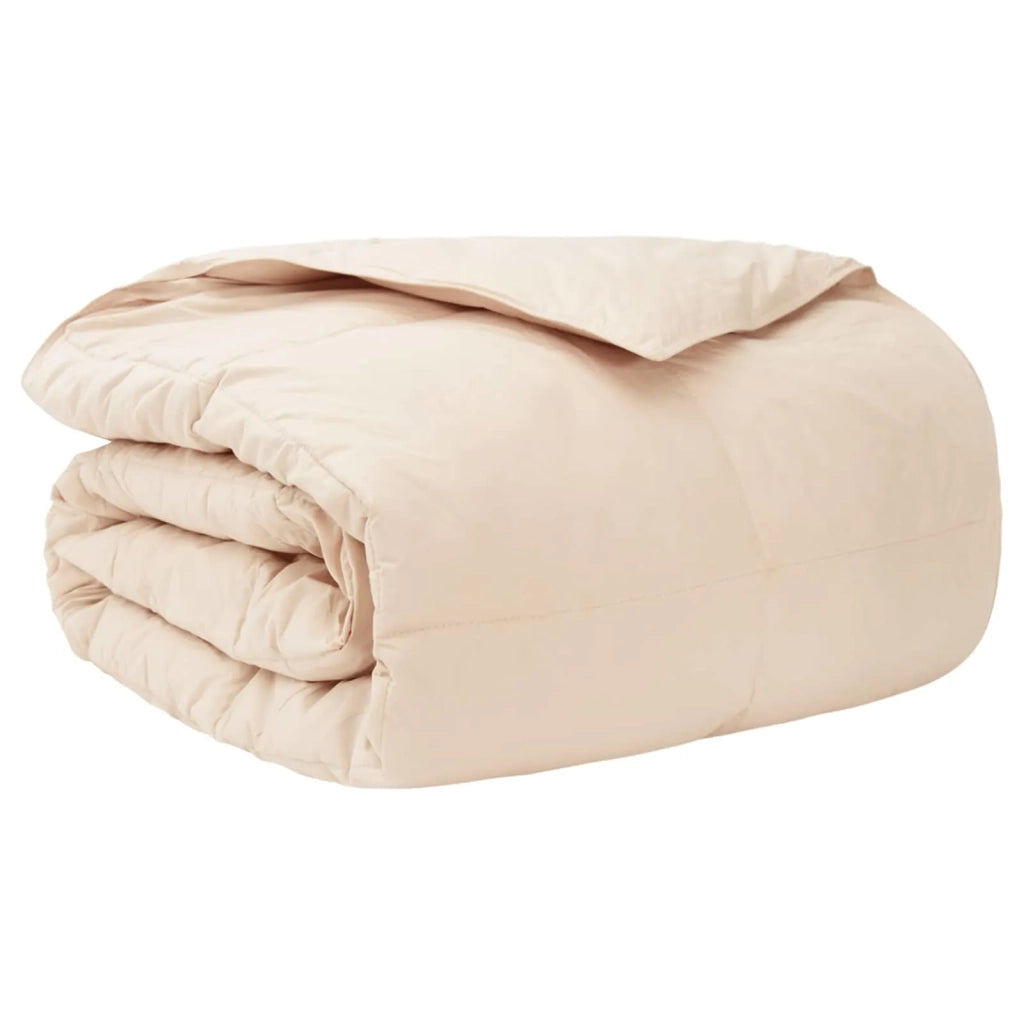 Set di Piumoni 2 pz 137 x 200 cm Inverno 350 gsm Beige 3438075
