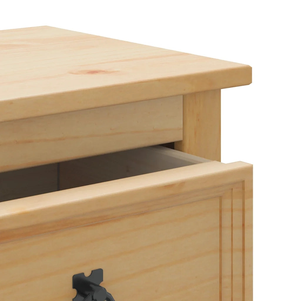 Set Mobili da Bagno 2 pz Corona in Legno Massello di Pino 3334637