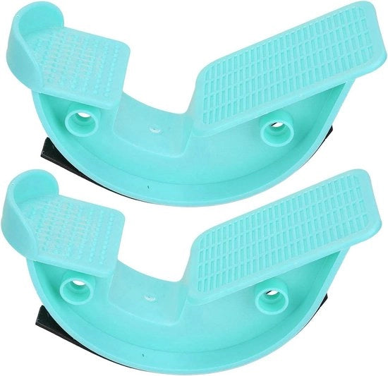 Tavolo di Allenamento per Equilibrio e Stabilità - Tavolo di Allenamento per Gambe e Cosce - Tavolo di Allenamento per Gimnastica a Casa - Modello: Enkelvoet Helling Board - Capacità di Sostegno: 150 kg - Dimensioni: 120 x 60 cm - Colore: Blu