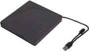 Stazione di lettura DVD esterna - Drive USB 3.0 per laptop - Velocità di trasferimento 5 Gbps - Formato 12,7 mm/9,5 mm - Supporta diversi sistemi operativi