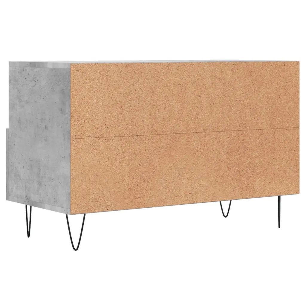 Mobile per TV | Armadietto TV | Mobile Porta TV Grigio Cemento 80x36x50 cm Legno Multistrato
