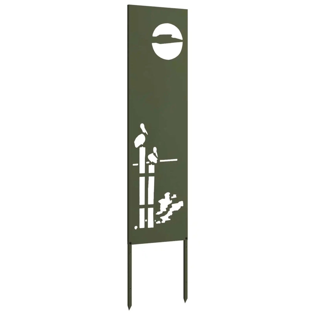 Schermo per privacy in giardino Oliver verde 32 x 140 cm 876248