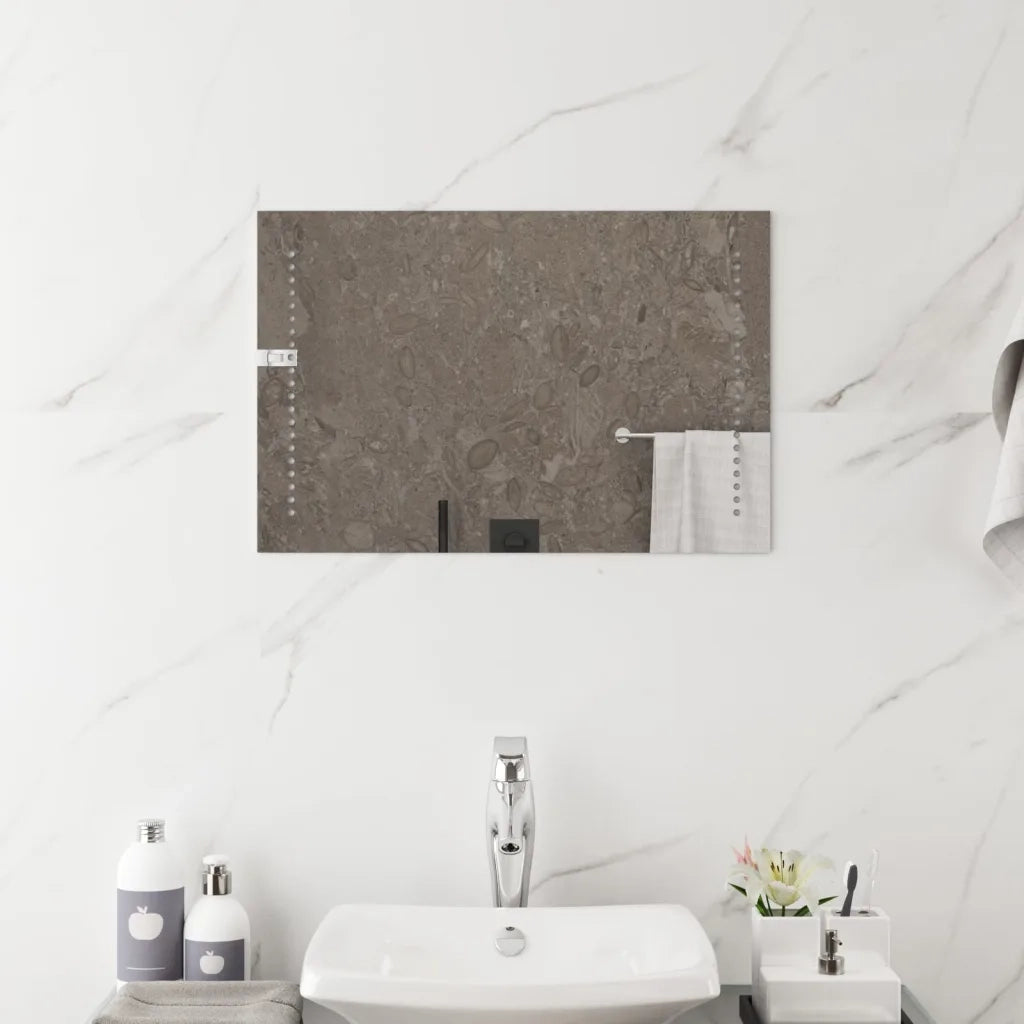 Specchio da Bagno con Luci LED 40x60 cm 3154046