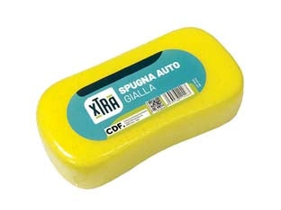 SPUGNA AUTO GIALLA- - cm.20,5x10x6 - 20 pezzi XTRA