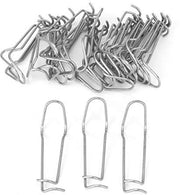 Supporto per piante in acciaio inossidabile - 30 pezzi - Clip di sostegno per piante - Fermo di fissaggio - Duraturo - Resistente alla corrosione