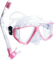 Kit di immersione per adulti - maschera anti-condens professionale con tubo respiratorio secco