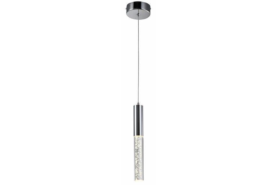 Lampada a sospensione Neda cromo LED 5W 4000K Reality