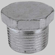 TAPPO MASCHIO ESAGONALE ACCIAIO  3/8     MADE IN ITALY