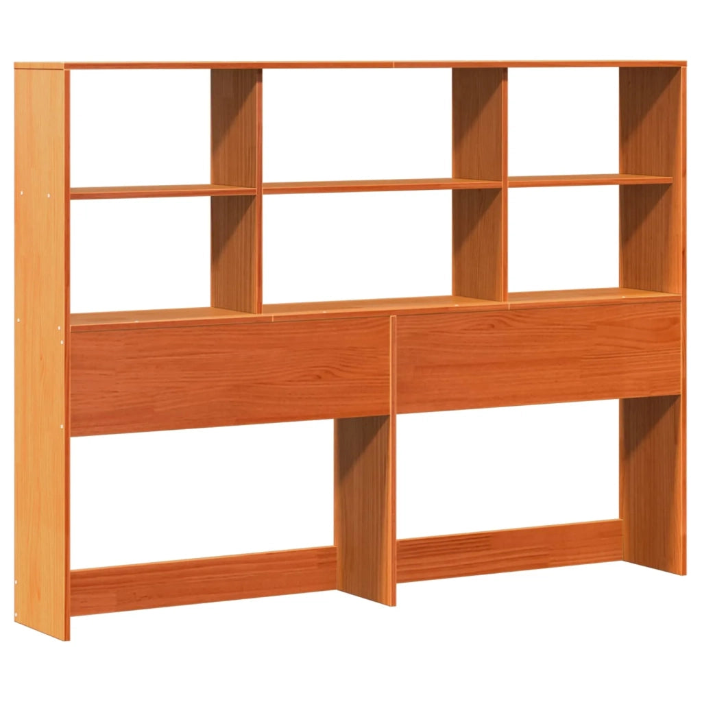 Struttura del letto con testiera contenitore Marrone Cera 3422761