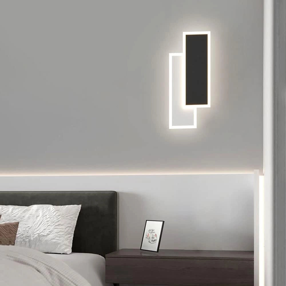Trade Shop - Applique A Led 15 Watt Con Tecnologia Cct Tre Colorazioni Di Luce Con Switch Aq16-3c -