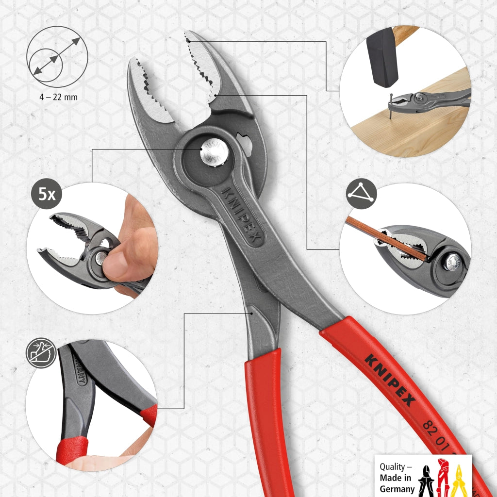 Pinza a Presa Frontale Mm 200 Knipex
