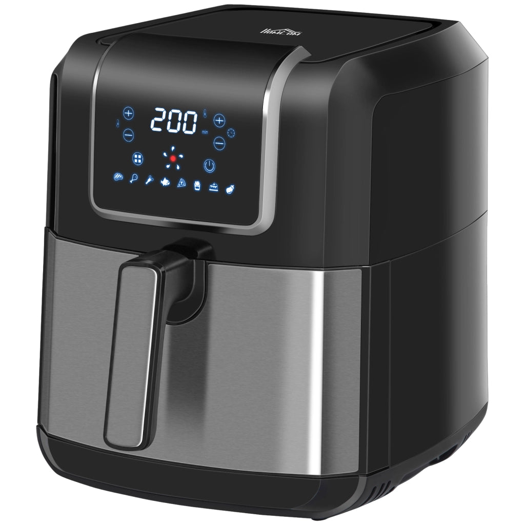 Friggitrice ad Aria 6,5L 1700W ¨C zephmum ¨C Nero 36,5x29x33,8 cm