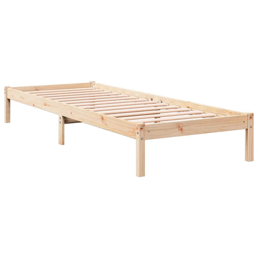 Letto Extra Lungo senza Materasso-Struttura Letto 90x210 cm in Legno di Pino 550138