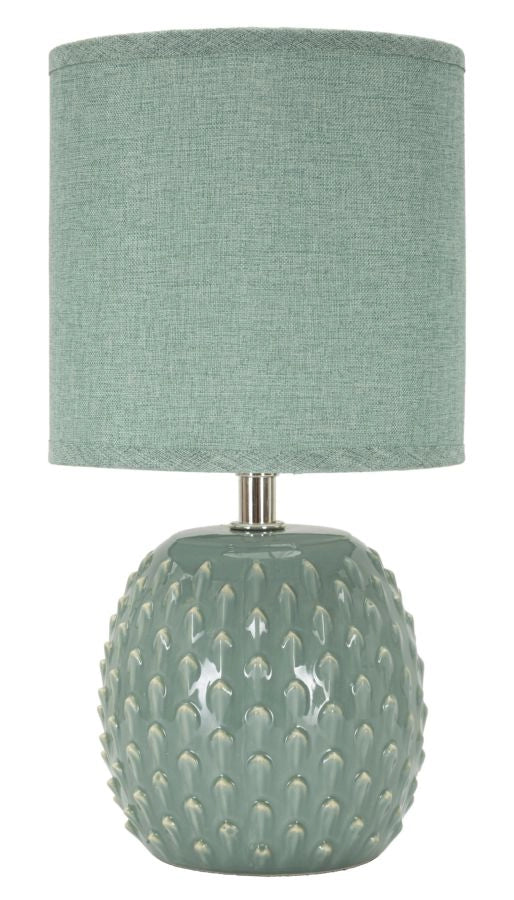 LAMPADA DA COMODINO PONTUS TURCHESE CM Ø 14X27