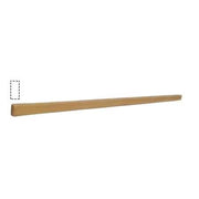 MANICO LEGNO PER ZAPPA OCCHIO RETTANGOLARE 48x30 mm - 140 cm (per bidente) - FOPPOLI BRAMIN