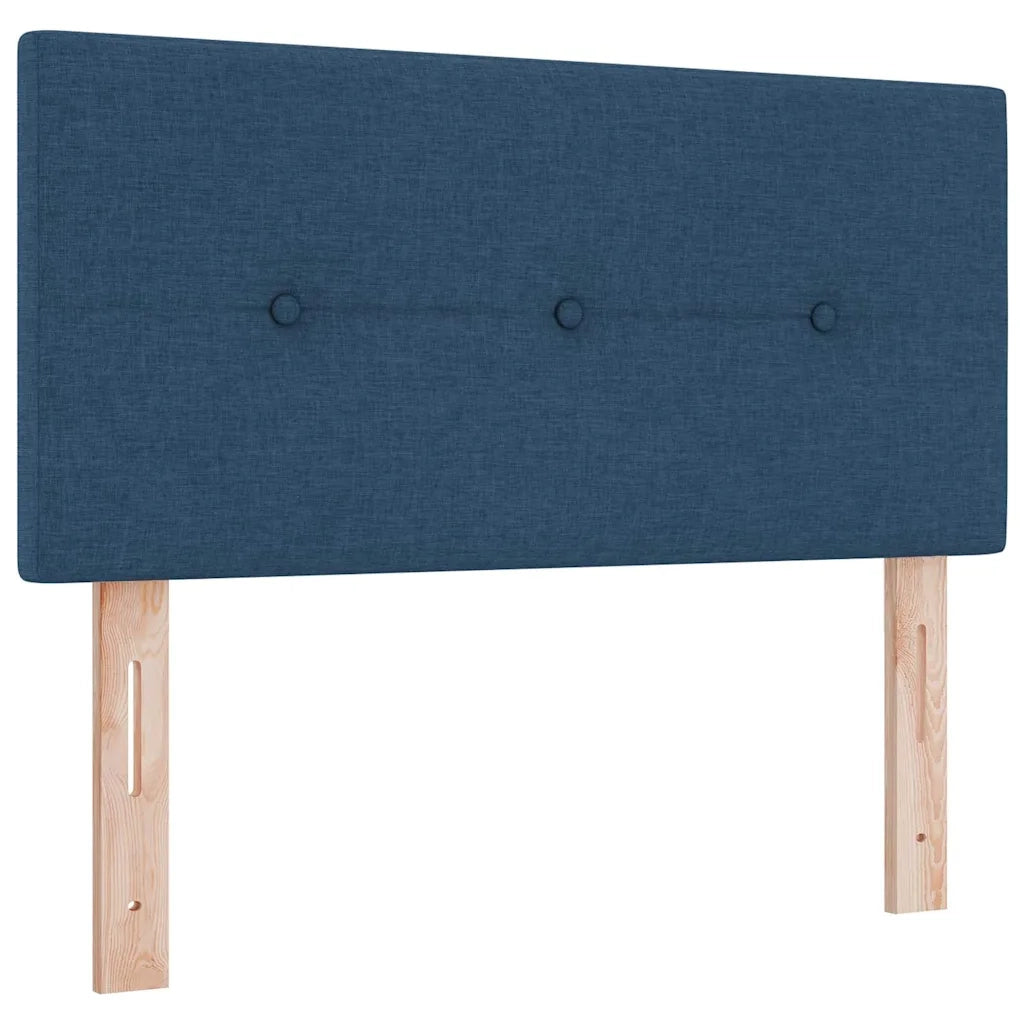 Letto a molle con materasso con led Blu 100 x 200 cm Tessuto 3342190