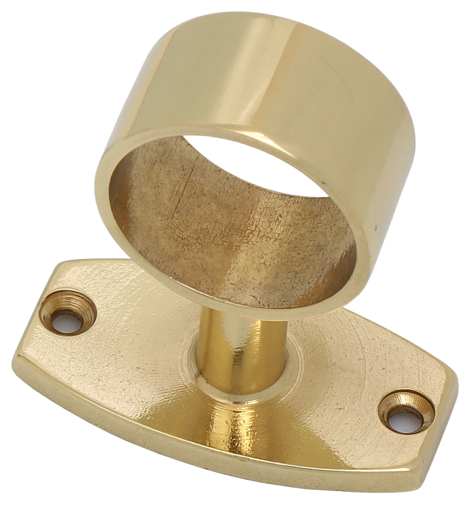 PASSANTE CORRIMANO OTTONE TUBO LUCIDO D 30 MM**- 5,0 pz