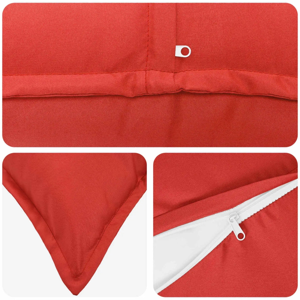 Federa 2 pcs HOUTEN Rosso 65 x 65 cm Poliestere 921123