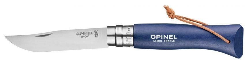 Opinel N°08 Camper/scout Blu