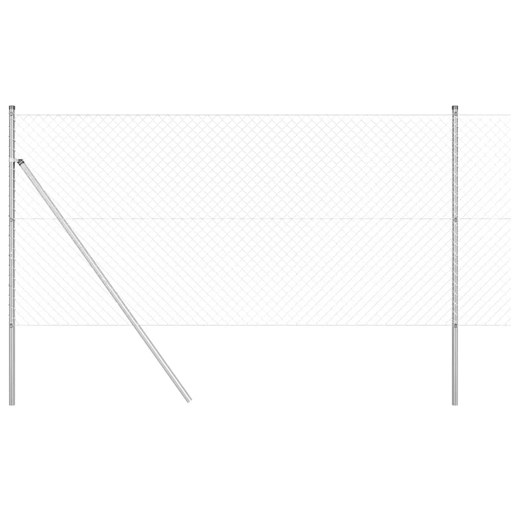 Palo della recinzione Argento 10 x 1,2 m (rete 40 x 40 mm) 3351126