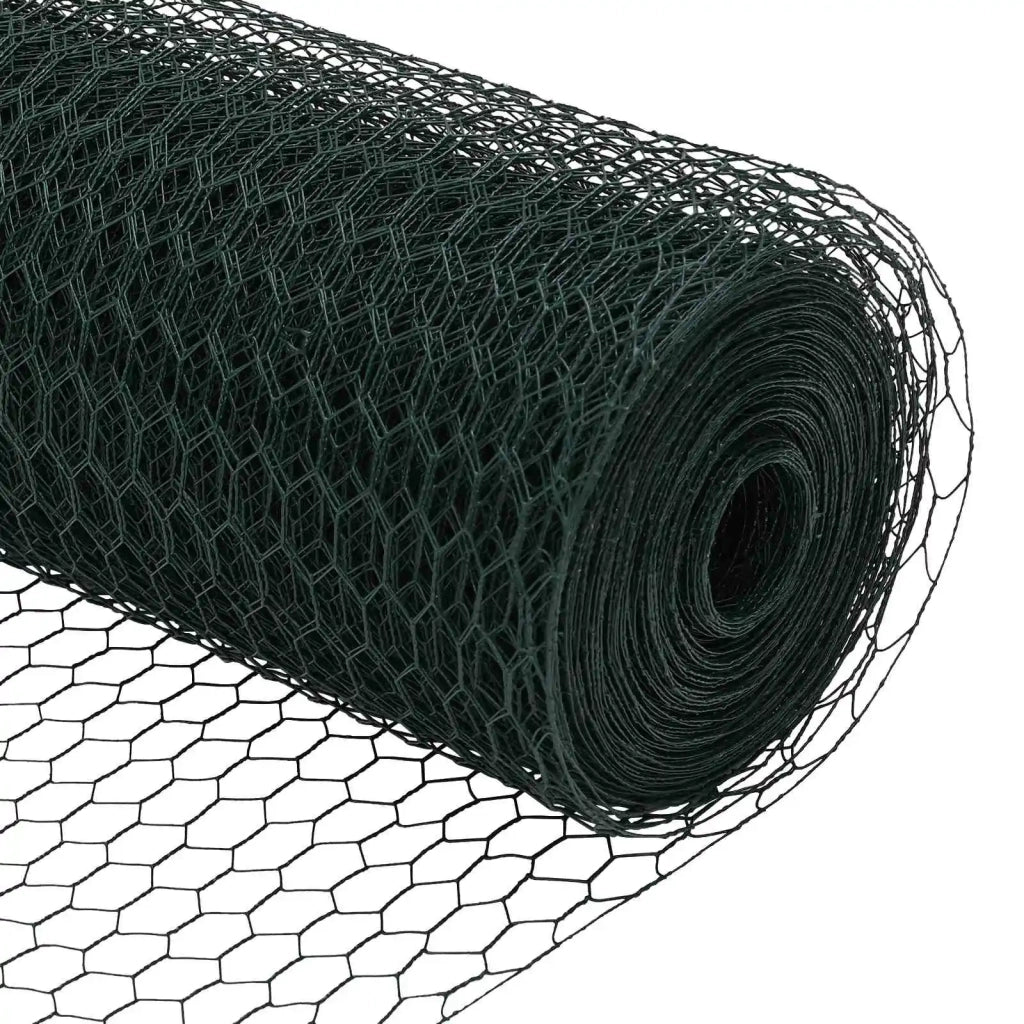 Recinzione Esagonale Verde 1,4 x 10 m PVC 42005353
