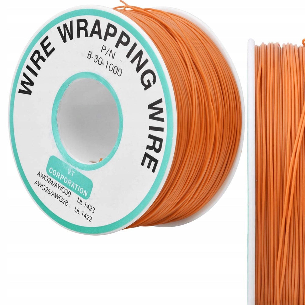 Cavo Kynar AWG 0.25mm Arancione 200m – Alta Qualità e Durata | Ø 0,6mm Isolamento PVC